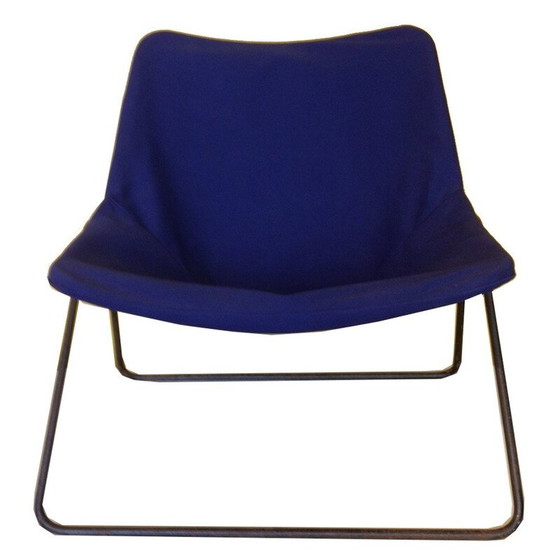 Image 1 of Chaise G1 bleu marine de Pierre Guariche, Airborne - années 1950