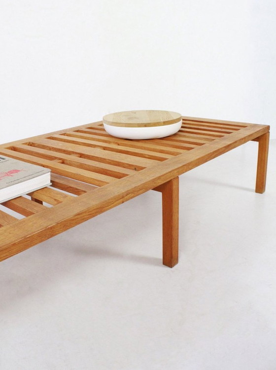 Image 1 of Très rare Banc/Table At-18 par Hans J Wegner pour Andreas Tuck, Danemark 60's