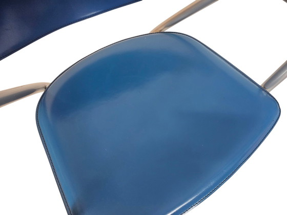 Image 1 of Calligaris - Cuir - Chaises de salle à manger Set (2) - Made in Italy - 1990