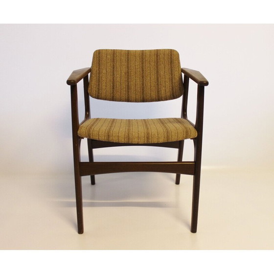 Image 1 of Ensemble de 4 fauteuils vintage en teck par Erik Buch, 1960