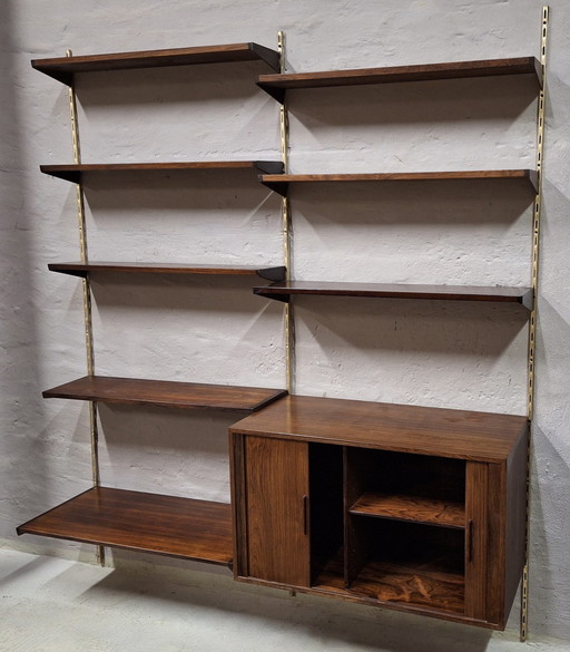 Système d'étagères modulaires en palissandre de Kai Kristiansen, 1960S