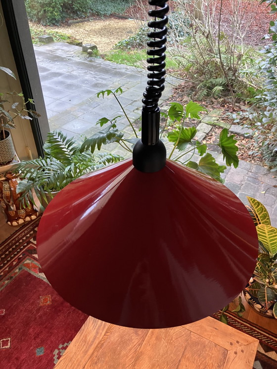 Image 1 of Lampe pendante rétro rouge