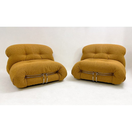 Image 1 of Paire de fauteuils vintage "Soriana" par Afra et Tobia Scarpa pour Cassina, 2022