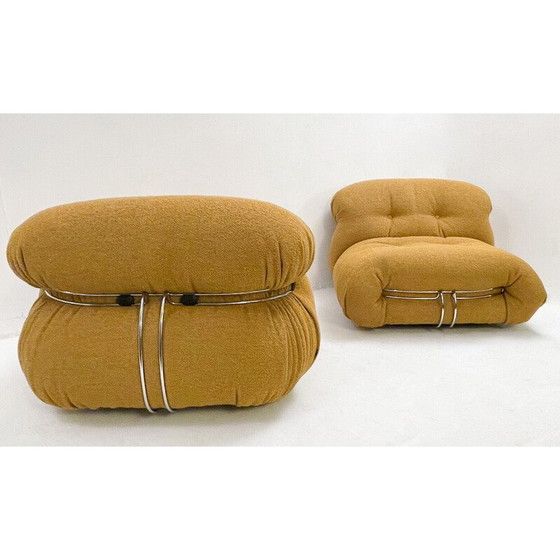 Image 1 of Paire de fauteuils vintage "Soriana" par Afra et Tobia Scarpa pour Cassina, 2022