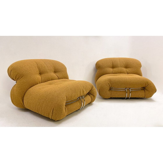 Image 1 of Paire de fauteuils vintage "Soriana" par Afra et Tobia Scarpa pour Cassina, 2022