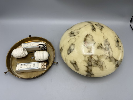 Image 1 of Plafonnier marbré de style Art Déco