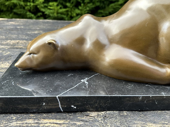 Image 1 of Bronze Contemporain L'Ours Signé Milo
