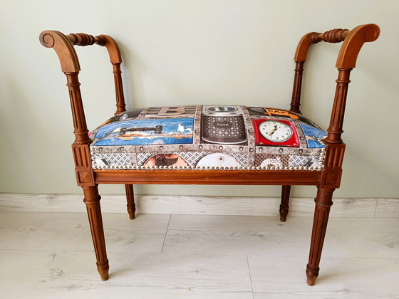 Image 1 of Banquette Louis XVI Époque Art Nouveau