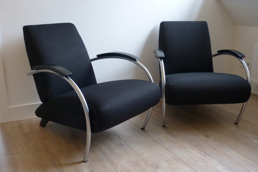 Gelderland 5470 Fauteuil Design Jan Des Bouvrie As New 2X