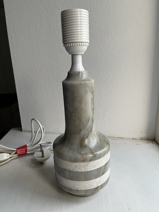 Lampe de table en marbre, Vintage