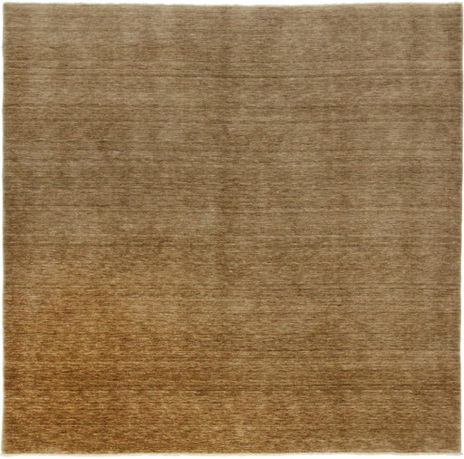 Tapis moderne Gabbeh Loom Unicolore noué à la main 251 X 245 cm Nouveau tapis