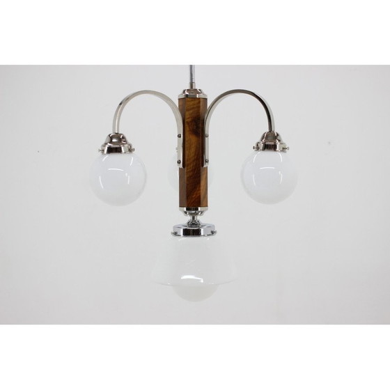 Image 1 of Lustre vintage Art Déco, Tchécoloslovaquie, années 1930