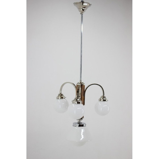 Image 1 of Lustre vintage Art Déco, Tchécoloslovaquie, années 1930