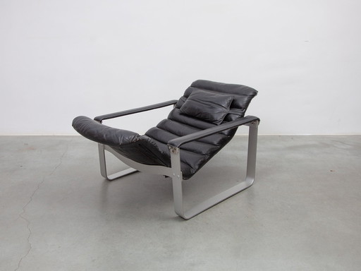 Chaise longue Pulkka conçue par Ilmari Lappalainen par Asko, Finlande, 1968