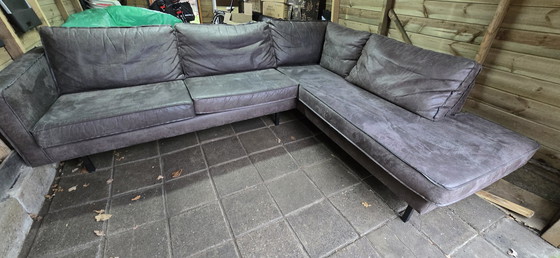 Image 1 of Be Pure Home Canapé d'angle Eco Leather / Microfibre Anthracite