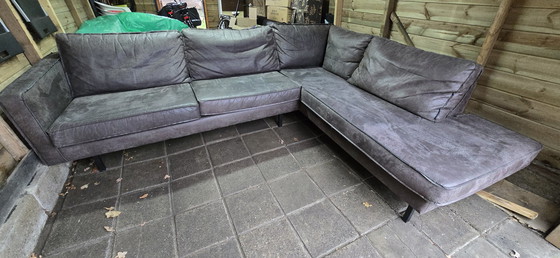 Image 1 of Be Pure Home Canapé d'angle Eco Leather / Microfibre Anthracite