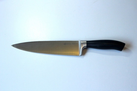 Image 1 of Grand couteau de cuisine de haute qualité - Couteau de cuisine en acier inoxydable - Vintage