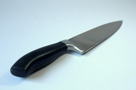 Image 1 of Grand couteau de cuisine de haute qualité - Couteau de cuisine en acier inoxydable - Vintage