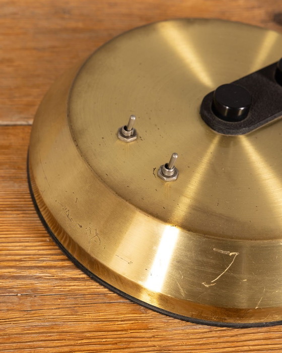 Image 1 of Lampe de table italienne en laiton, 1970