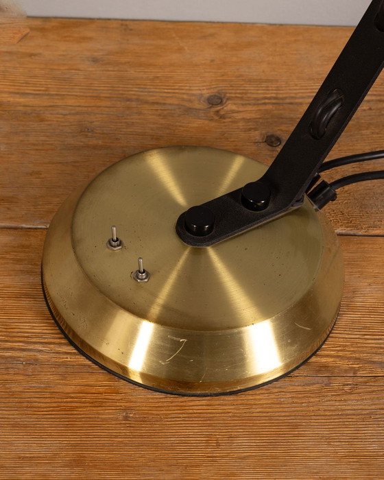 Image 1 of Lampe de table italienne en laiton, 1970
