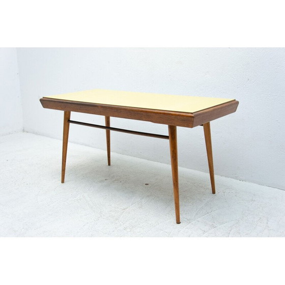 Image 1 of Table basse vintage en bois de hêtre par Interiér Praha, Tchécoslovaquie 1960