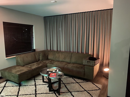 Montel Canapé d'angle Type Géant Vert foncé