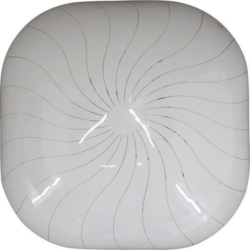 Lampe suspendue vintage en plastique pour Molin, Italie 1970