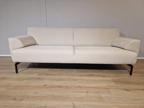 Image 1 of Rolf Benz 310 - Canapé 4 places + Hocker - Cream - Showroom condition