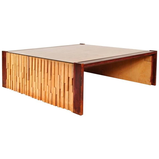 Table basse à grande échelle des années 1960 par Percival Lafer, Brésil