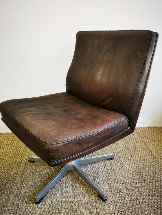 Image 1 of Fauteuil En Cuir Design De Sede Model Ds 35 Années 60