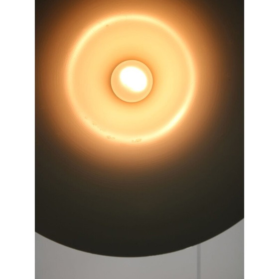 Image 1 of Lampe suspendue vintage à trompette blanche par Claus Bonderup et Torsten Thorup, Danemark