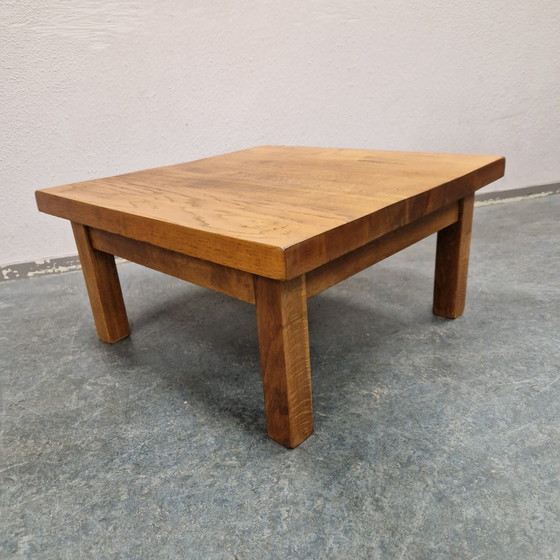 Image 1 of Table basse vintage en chêne 60s 70s