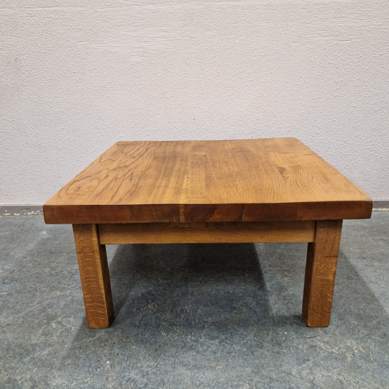 Image 1 of Table basse vintage en chêne 60s 70s