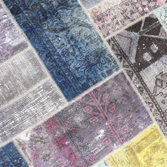 Image 1 of Tapis persan Patchwork 147X147 N°:2528