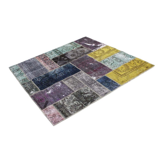 Image 1 of Tapis persan Patchwork 147X147 N°:2528