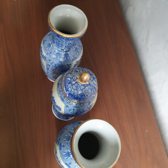 Image 1 of Vase japonais vintage 3 pièces