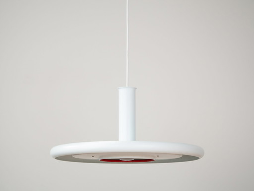 Lampe suspendue danoise de l'ère spatiale Optima par Hans Due, Fog Og Morup, 1973