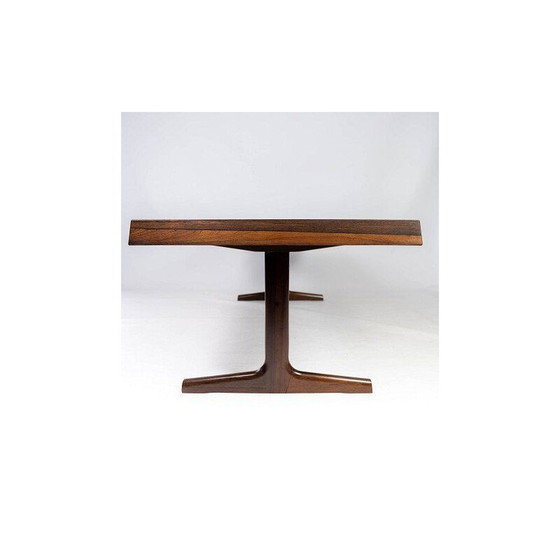 Image 1 of Table basse vintage en palissandre avec pieds en shaker, Danemark 1960