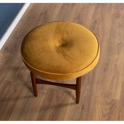 Tabouret vintage en teck de Kofod Larsen, 1960