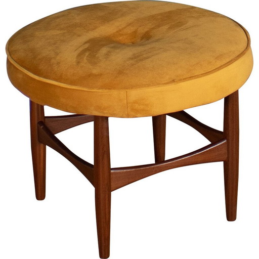 Tabouret vintage en teck de Kofod Larsen, 1960