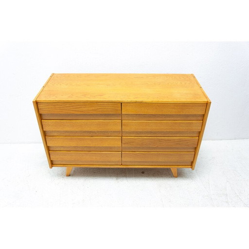 Commode vintage U-453 en chêne par Jiri Jiroutek pour Interiér Praha, Tchécoslovaquie années 1960