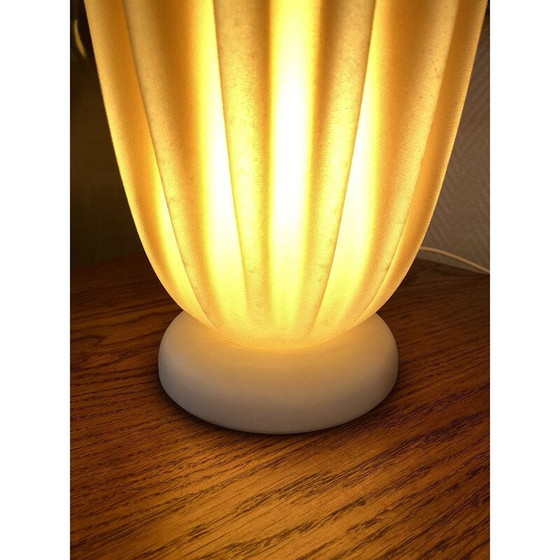 Image 1 of Lampe vintage Athena beige Georgia Jacob 1975