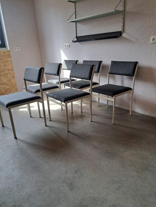 Ensemble de 6 chaises de salle à manger Pastoe Sm07