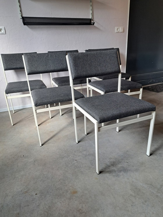 Image 1 of Ensemble de 6 chaises de salle à manger Pastoe Sm07