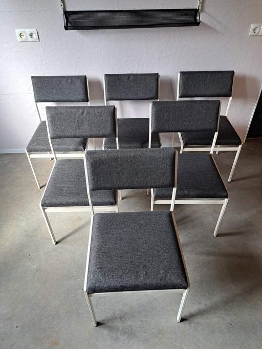 Ensemble de 6 chaises de salle à manger Pastoe Sm07