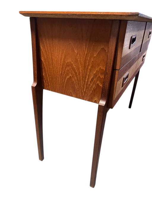 Allemand Mid Century Commode Par Heinrich Vogt Wiedenbrück Environ 1960Er Jahre, Modèle M 223.