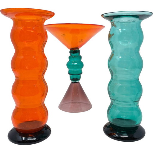 Ensemble de 3 vases vintage de Marcello Furlan, Italie