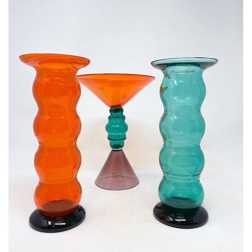 Ensemble de 3 vases vintage de Marcello Furlan, Italie