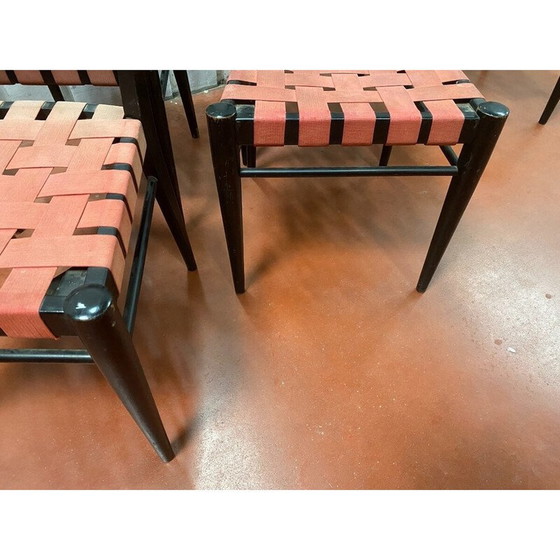 Image 1 of Ensemble de 6 chaises vintage par Cees Braakman pour Pastoe, Hollande 1960
