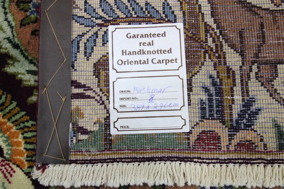 Image 1 of Tapis persan original noué à la main Kashmar Fein Paradise Design 389 X 296 cm Top Condition